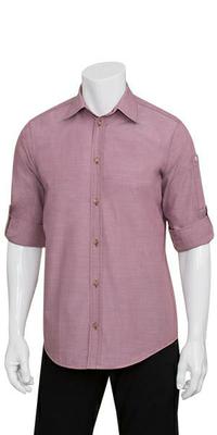 Mens Chambray Dress Shirt by Chef Works, Style: SLMCH005